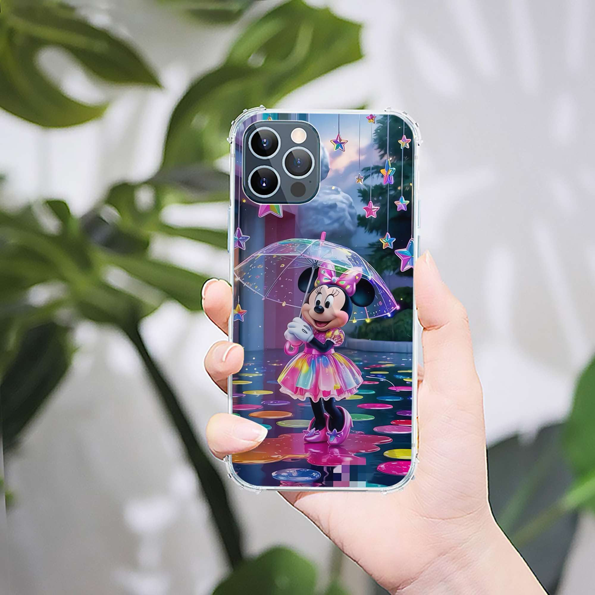 （画像用） ミッキーマウス Mickey Mouse 【iPhone 12シリーズ対応】透明スマホケース（クリアソフトケース）